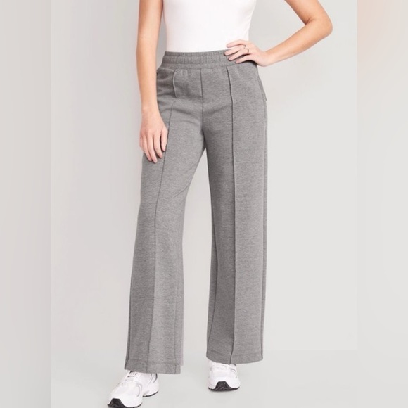 NWT! High-Waisted Dynamic Fleece Pintucked Wide-Leg - Size XL - Picture 1 of 4